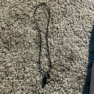 green crystal necklace